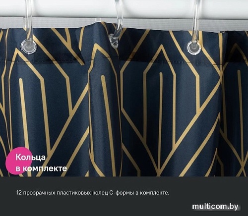 Шторка-занавеска для ванны IDDIS Base BG05P18i11