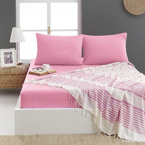 Karven с наволочками на резинке 180x200(+30см)/50x70(2) Р 904 v10 (розовый)