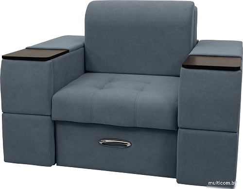 Сириус Лидер-13 ППУ 135x110 (Eva 10 велюр серый)