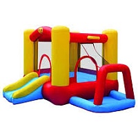 Надувные комплексы и батуты фото