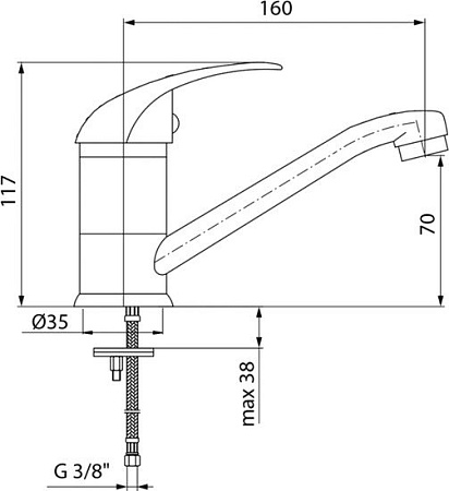 Смеситель Valvex Gala 2442420