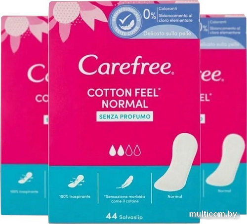 Прокладки ежедневные Carefree Cotton Feel Normal (3x44 шт)