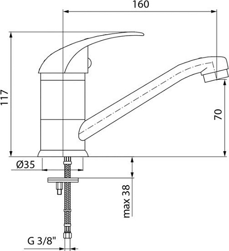 Смеситель Valvex Gala 2442420