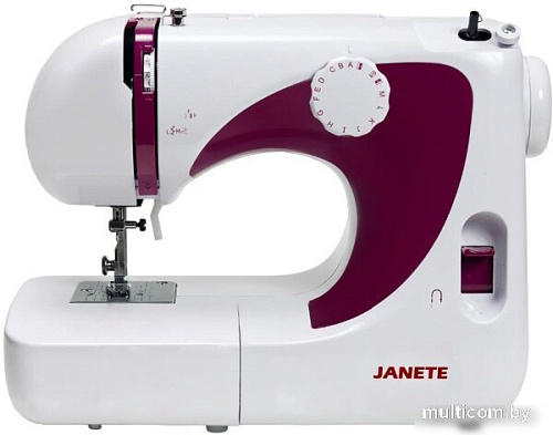 Электромеханическая швейная машина Janete 565 (Purple 683C)