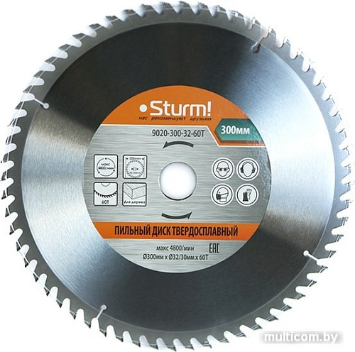 Пильный диск Sturm 9020-300-32-60T