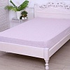 Постельное белье Luxsonia Трикотаж на резинке 200x200 2418 (цветочный розовый)