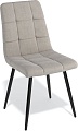 Стул Kenner 149 KR (черный/микровелюр бежевый)