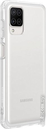 Чехол Samsung Silicone Cover для Galaxy A12 (белый)