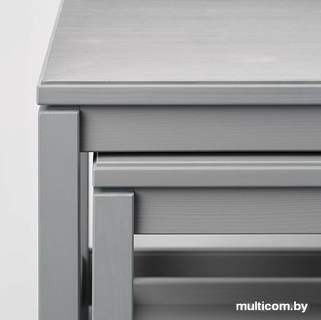 Журнальный столик Ikea Хавста (серый) 104.142.12