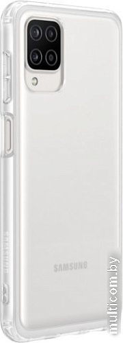 Чехол Samsung Silicone Cover для Galaxy A12 (белый)