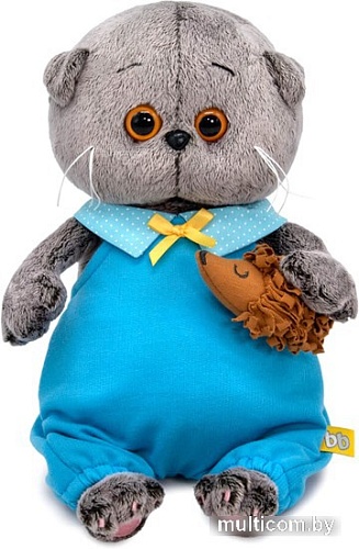 Классическая игрушка BUDI BASA Collection Басик Baby с ежиком BB-101 (20 см)