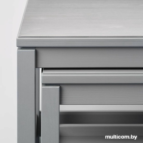 Журнальный столик Ikea Хавста (серый) 104.142.12