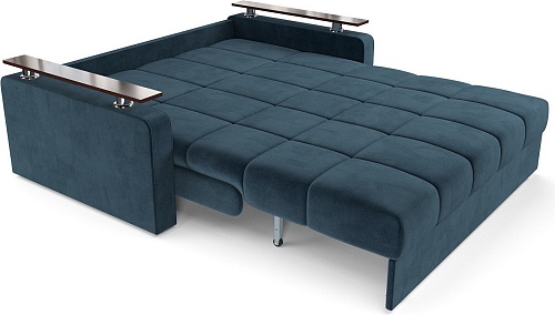 Диван Мебель-АРС Аккордеон Бакли НПБ 140x200 (темно-синий Luna 034)