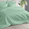 Постельное белье Миланика Фисташка Семейный (поплин г/к)