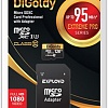 Карта памяти DiGoldy Extreme Pro microSDXC 128GB DG128GCSDXC10UHS-1-ELU3 (с адаптером Exployd)