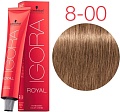 Крем-краска для волос Schwarzkopf Professional Igora Royal Permanent Color Creme 8-00 60 мл