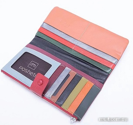 Кошелек Poshete 861-1716B-RCL (красный)