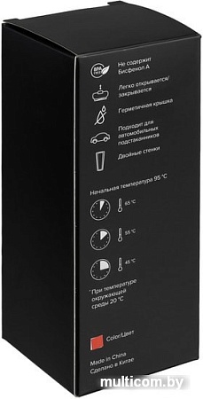 Термокружка Molti Relief 0.375л (красный)