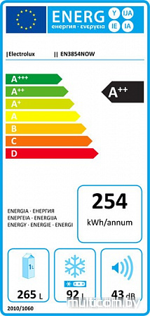 Холодильник Electrolux EN3854NOW