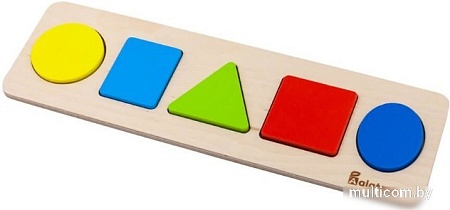 Головоломка Alatoys Рамка-вкладыш. Фигуры ПЗЛ1025