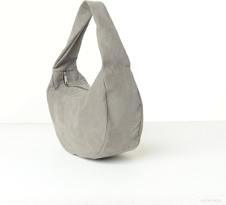 Женская сумка MT.style Hobo Velour (серый)