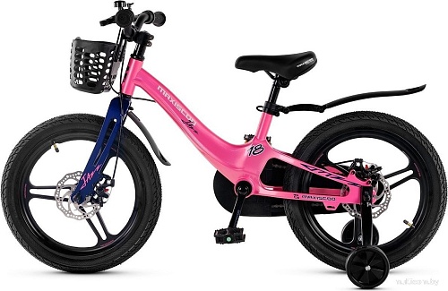 Детский велосипед Maxiscoo Jazz Pro 18 2025 MSC-J1842P (розовый сапфир)