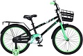 Детский велосипед Nialanti Spike 20 2025 (черный/зеленый)