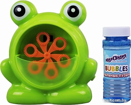 Пистолет для создания мыльных пузырей Юнландия Лягушонок 664481