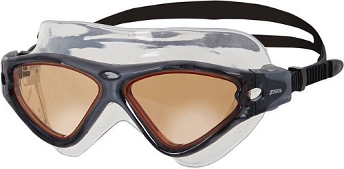 Очки для плавания Zoggs Tri-Vision Mask 461075 (серый/черный)