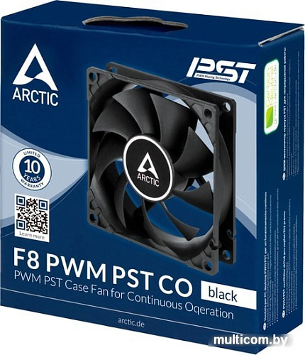 Вентилятор для корпуса Arctic F8 PWM PST CO Black ACFAN00206A