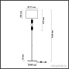 Торшер Odeon Light 4861/1F Candy