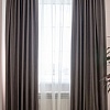 Комплект штор Decoretto Нубук НТС-K18 4.25x2.6 м (темно-серый, 2 шт)
