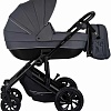 Универсальная коляска Indigo Coin (3 в 1, темно-серый)