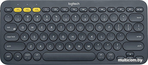 Клавиатура Logitech Multi-Device K380 Bluetooth (темно-серый)