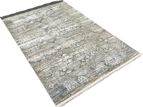 Ковер для жилой комнаты Radjab Carpet Валенсия Прямоугольник 10576RK 1.6x2.3 (cream/vizon)