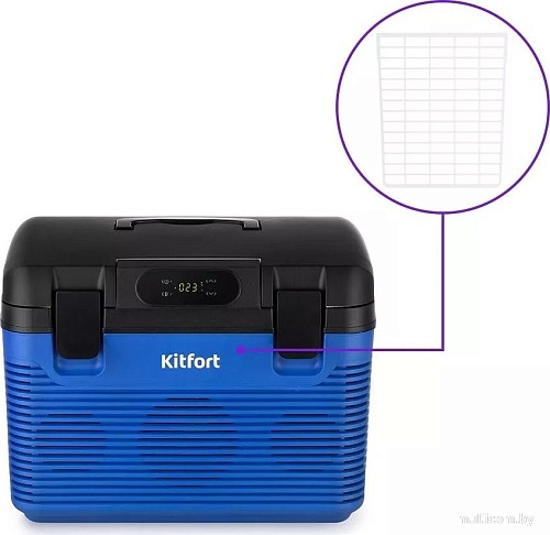 Термоэлектрический автохолодильник Kitfort KT-2430 18л (синий)