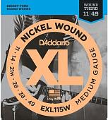 Струны для гитары D'Addario EXL115W