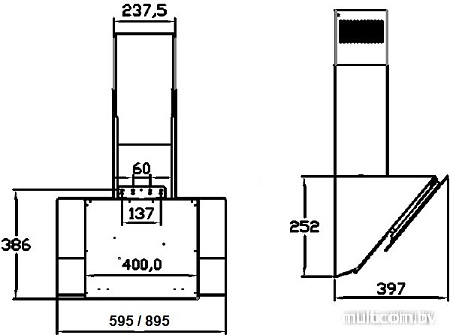 Кухонная вытяжка Zigmund & Shtain K 221.61 X