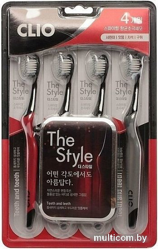 CLIO The Style White Ultra Soft Care Toothbrush (4 шт)