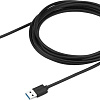 Кабель Buro BHP USB-TPC-3 USB Type-A - USB Type-C (3 м, черный)