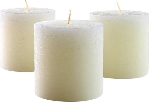 Набор свечей Мелт 75 мм (3 шт, слоновая кость)