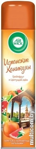 Освежитель воздуха Air Wick Испанские каникулы 290 мл (грейпфрут и цветущий лайм)