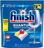 Капсулы для посудомоечной машины Finish Powerball Quantum Clean & Shine Лимон (120 шт)
