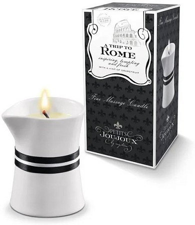 Массажная свеча Petits Joujoux Rome грейпфрут и бергамот 46721 (120 г)
