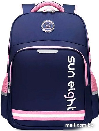 Школьный рюкзак Sun Eight SE-2888 (темно-синий/розовый)