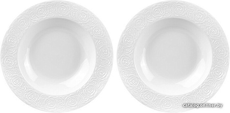 Набор тарелок Elan Gallery Розы 540285 (2 шт)