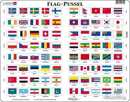 Пазл Larsen Флаги L2-RU