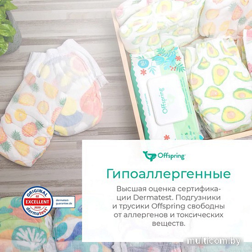 Подгузники Offspring M 6-10 кг Единороги (42 шт)