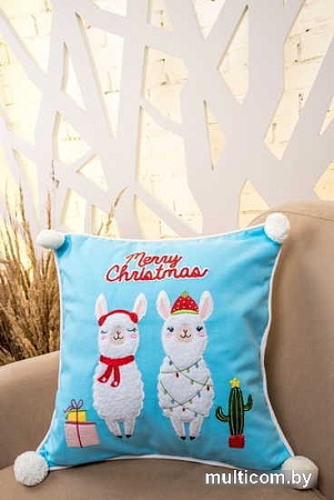 Чехол на подушку Arya Candies 45x45 (голубой)