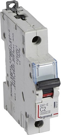 Выключатель автоматический Legrand DX3-E C2 1П 6000 6kA 407257